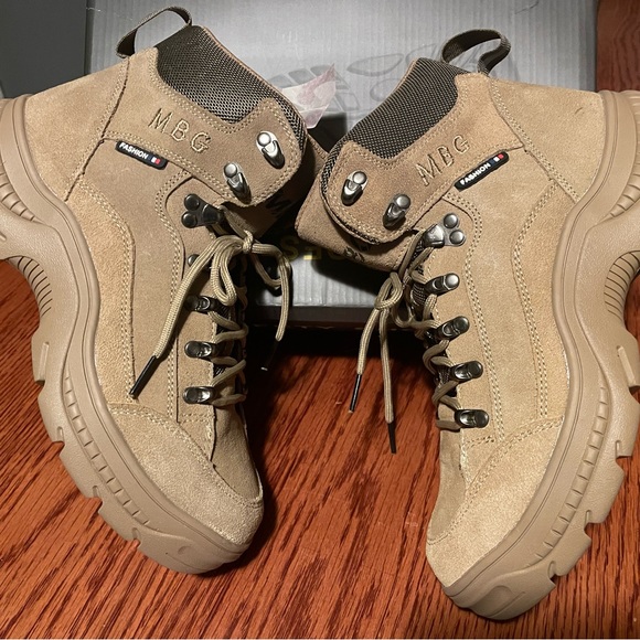 Men’s work boots with steel toe  leather boots high quality comfortable boots - Picture 10 of 13